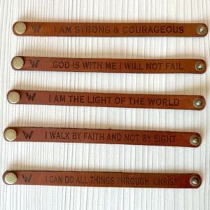 Wrist-band: Genuine Leather