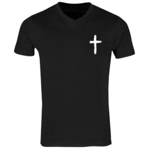 Cross: v-neck t-shirt