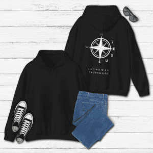 JESUS is the Way - Compass - Hoodie